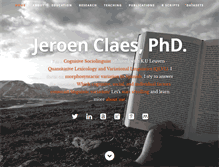 Tablet Screenshot of jeroenclaes.be